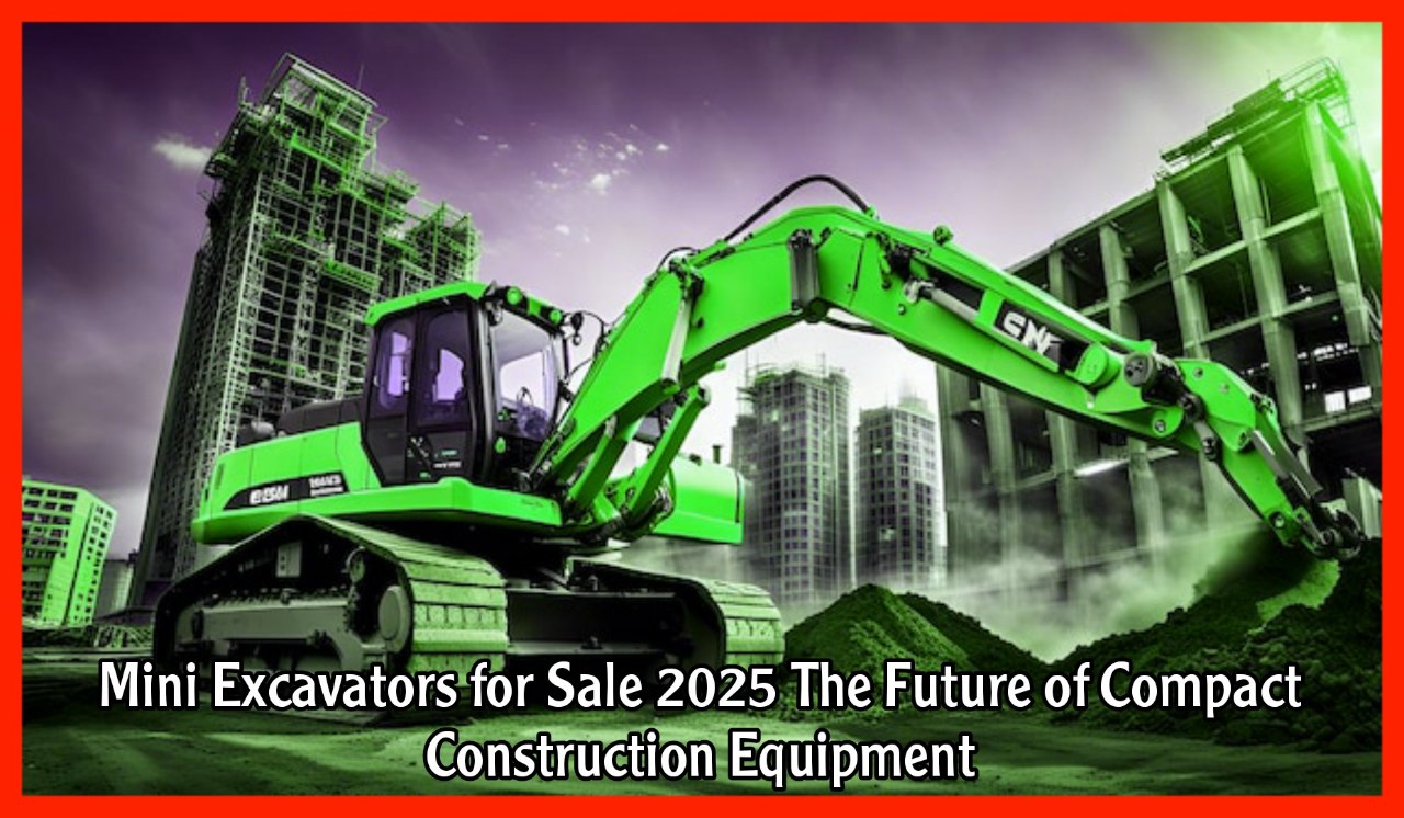 Mini Excavators for Sale 2025 The Future of Compact Construction Equipment