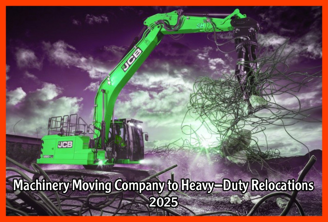 Machinery Moving Company to Heavy-Duty Relocations 2025