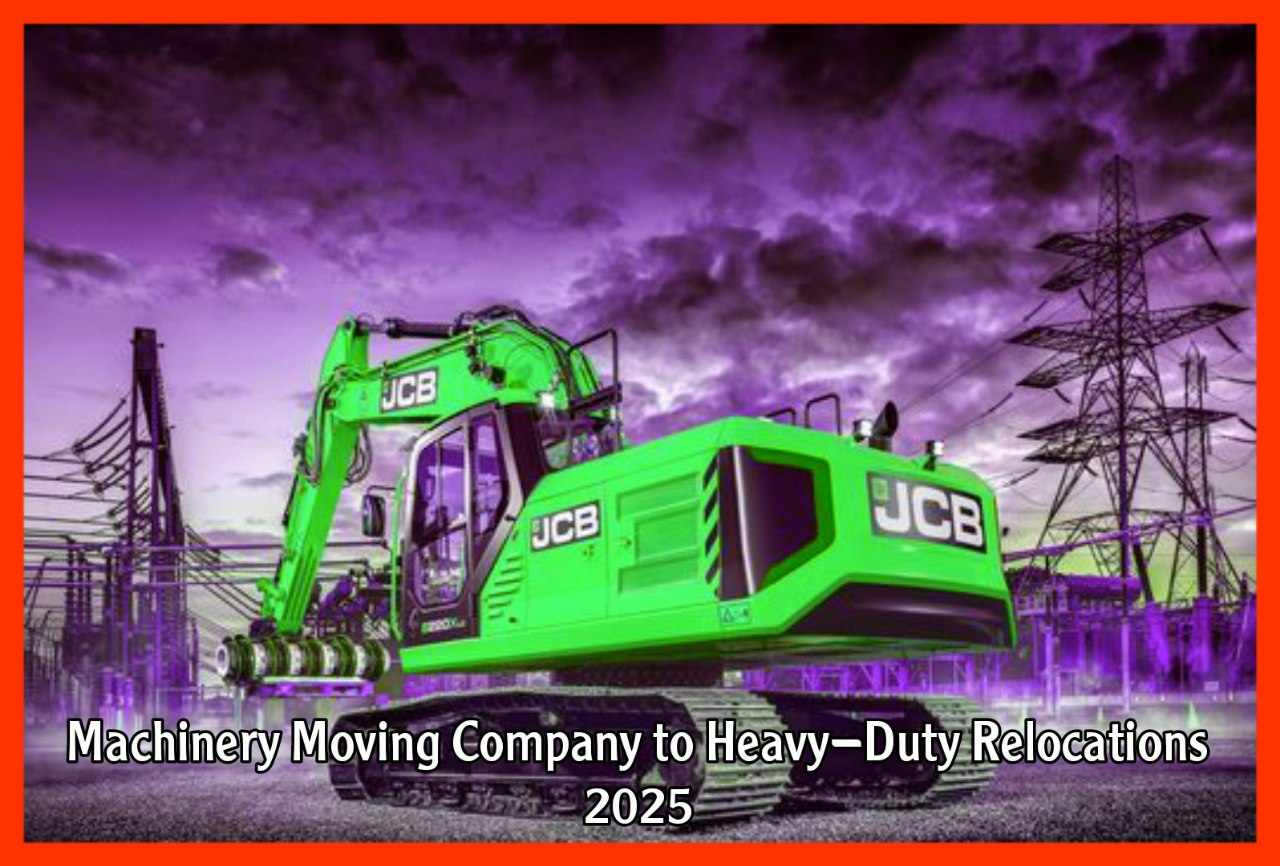 Machinery Moving Company to Heavy-Duty Relocations 2025