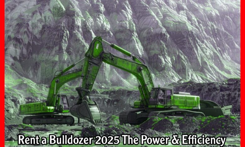 Rent a Bulldozer 2025 The Power & Efficiency