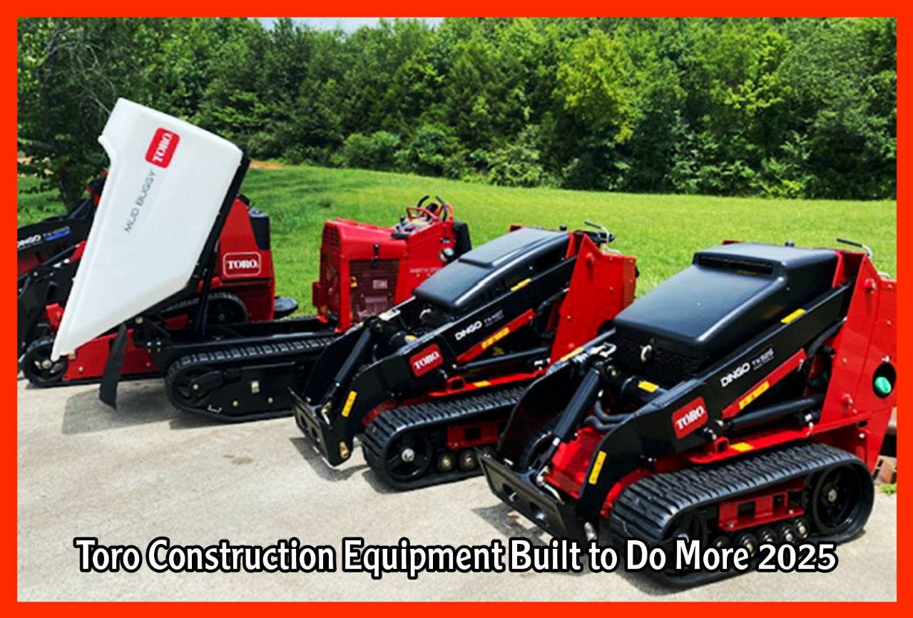 Toro Construction Equipment Built to Do More 2025