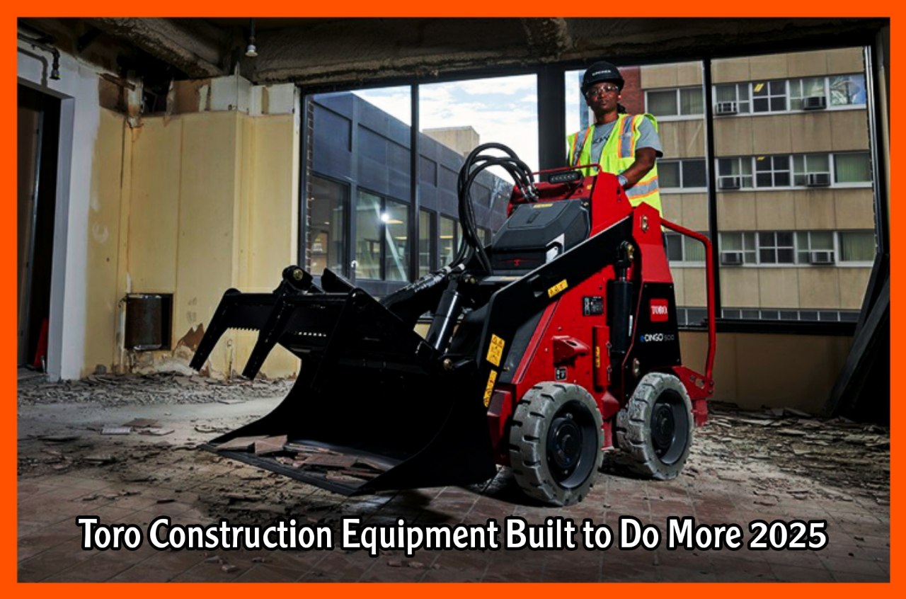 Toro Construction Equipment Built to Do More 2025