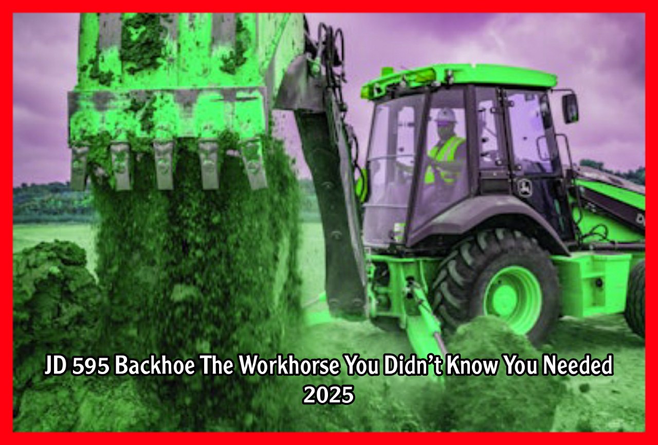 JD 595 Backhoe The Workhorse You Didn’t Know You Needed 2025