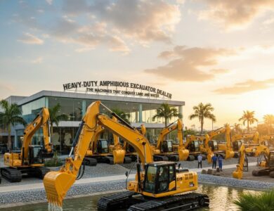 Heavy-Duty Amphibious Excavator Dealer The Machines That Conquer Land and Water