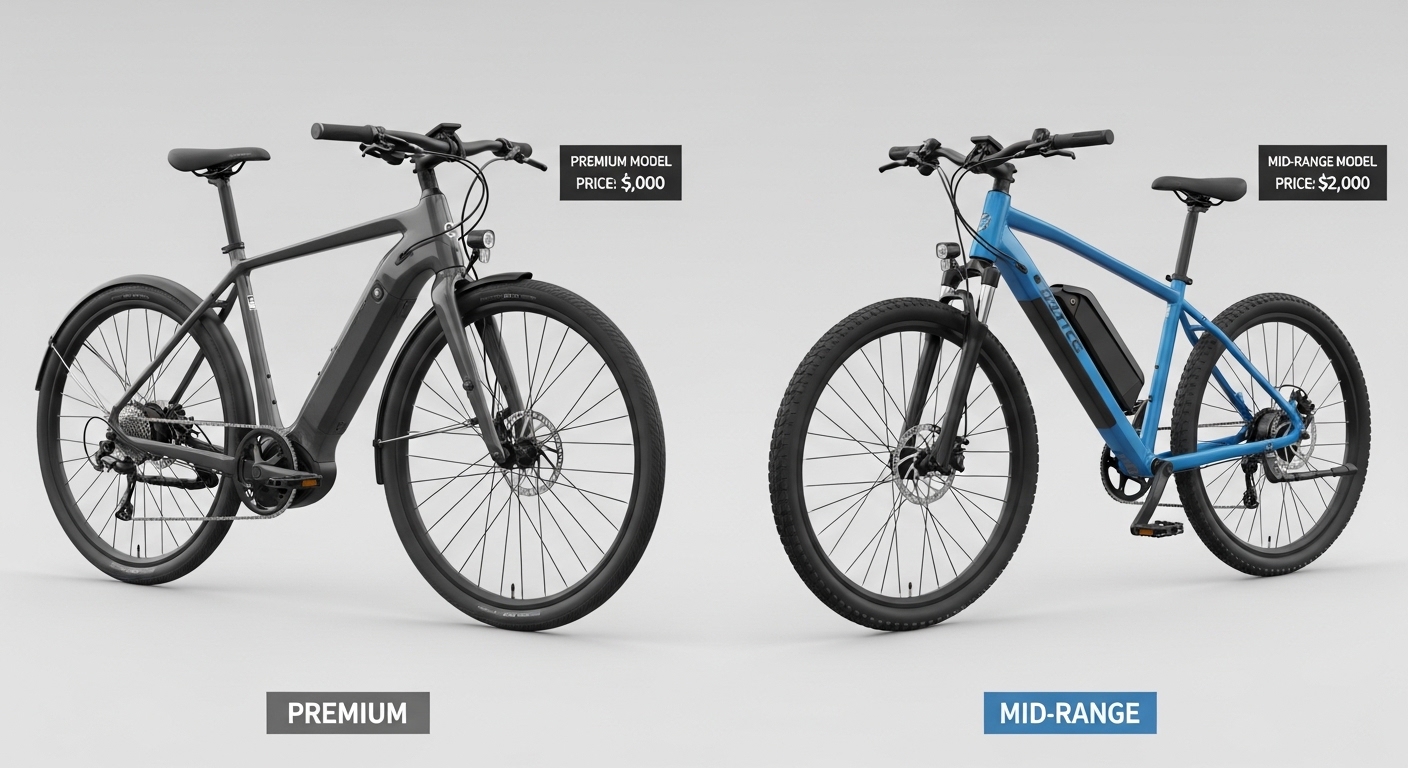 Premium vs Mid-Range E-Bikes: Performance and Value Comparison