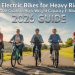 High weight capacity electric bike designed for heavy riders with reinforced frame and fat tires