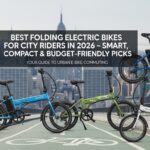 Best folding electric bikes for city riders in 2026 parked on an urban street